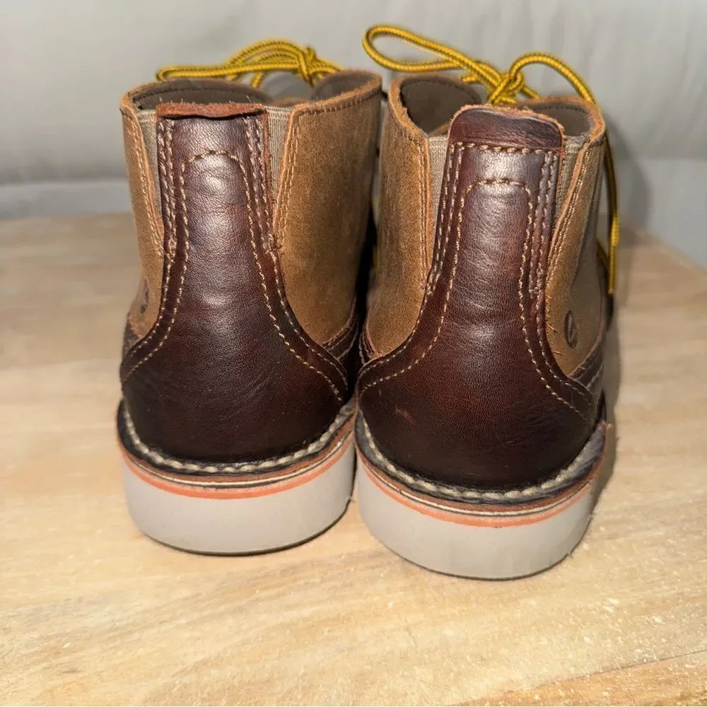 Men’s Clark’s Collection Eastern-mid leather lace up vintage style boots sz 9.5